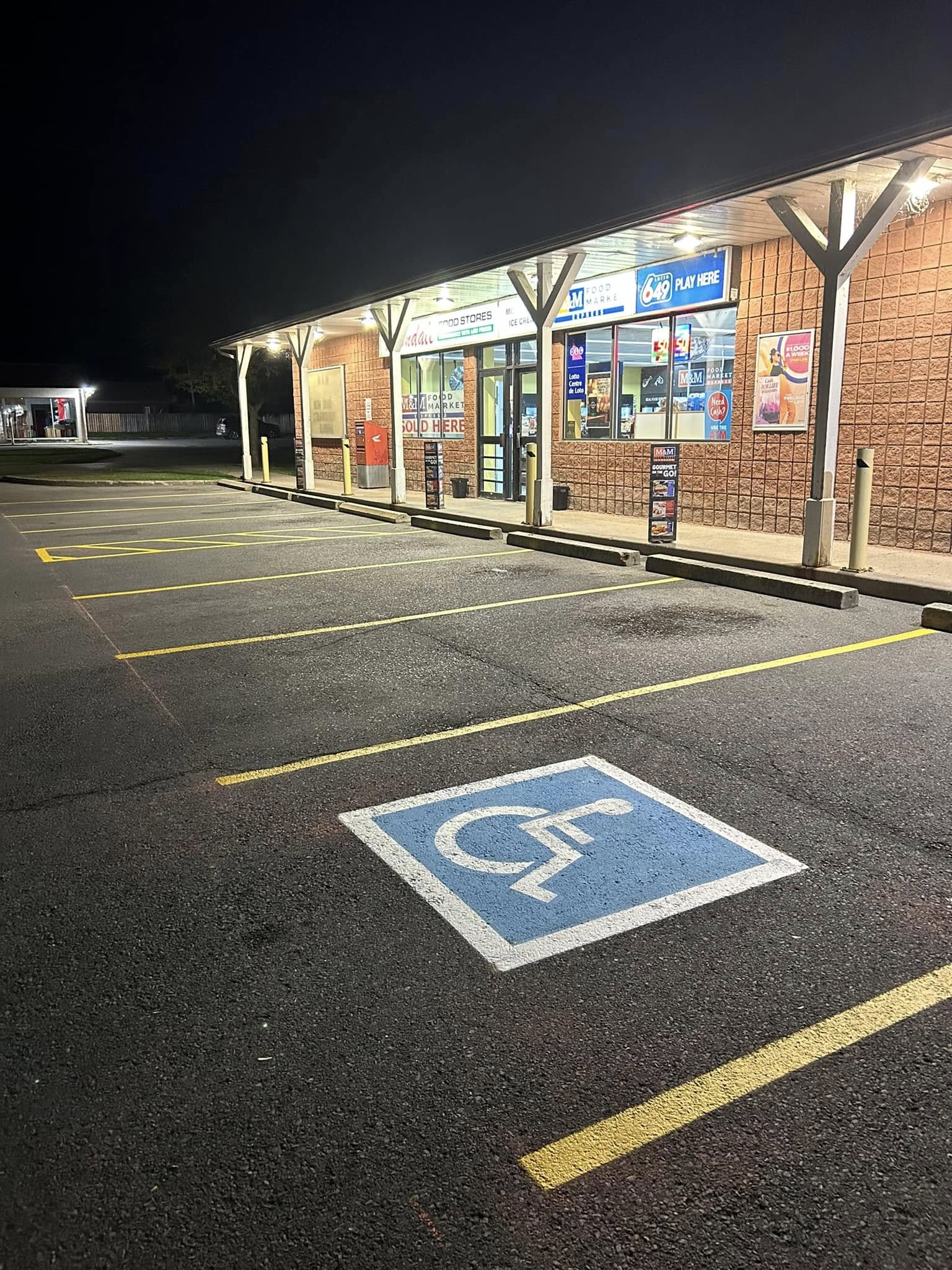 Convenience Store Parking Lot